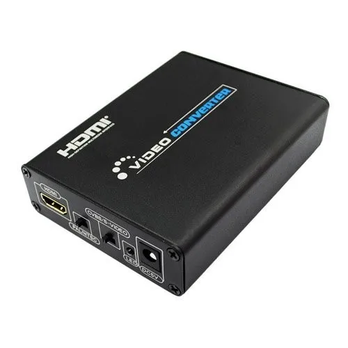HDMI to AV S-Video CVBS Video Converter HD 3RCA PAL/NTSC Switch SVIDEO+S VIDEO Switcher Adaptor for TV PC |