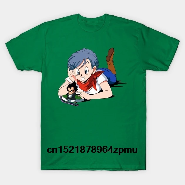 Мужская футболка Bulma and Chibi Vegeta модная забавная новинка wo для мужчин | одежда