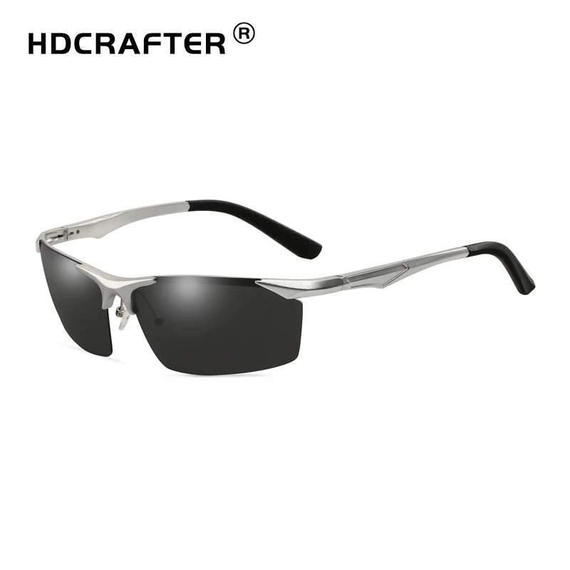 

HDCRAFTER Sport Men Polarized Sunglasses Retro Male Driving Vintage Eyewears Accessories Outdoor Fishing Shades UV400