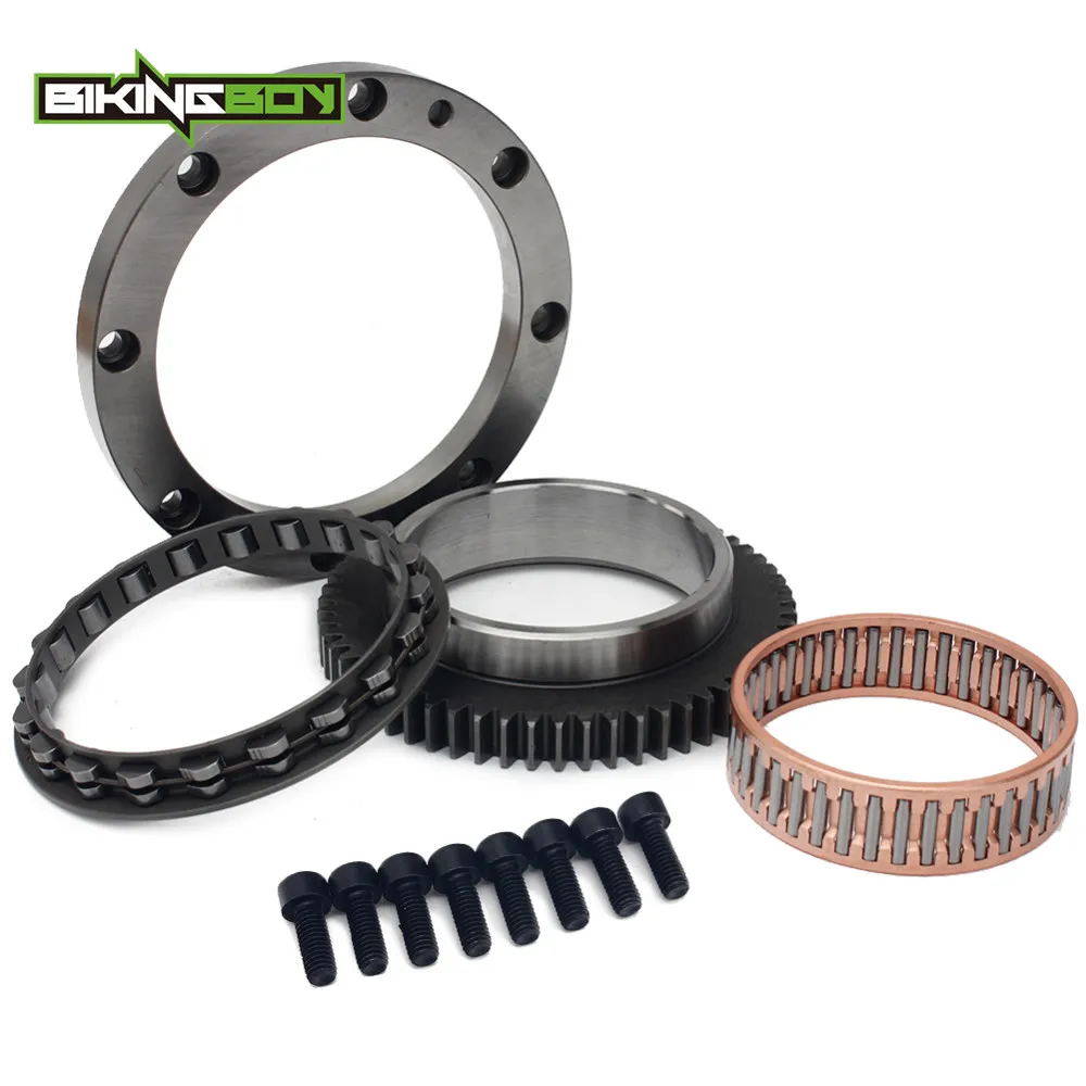 BIKINGBOY XVS 1100 V Star пользовательские классический серебристый темно-00-08 01 02 03 Drag Star классический стартер сцепления One Way подшипниковый механизм