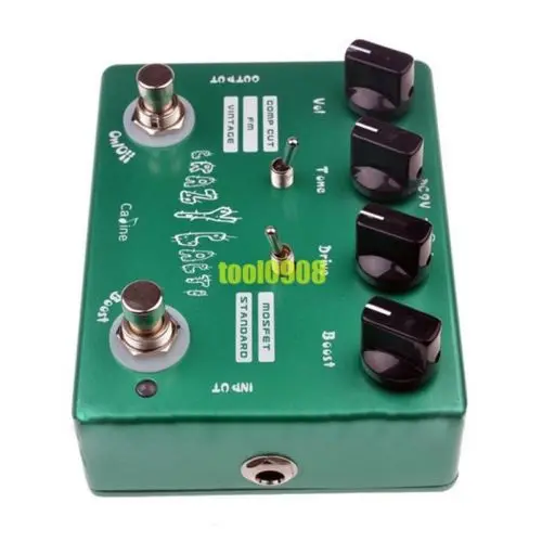 Номи педаль эффектов для электрогитары &quotCrazy Cacti&quot Overdrive гитарные эффекты Caline CP 20