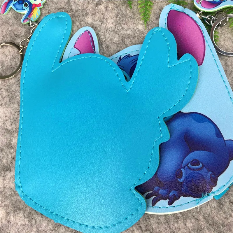 Disney мультфильм стежка кошелек монета ключ подвеска на рюкзак Монета карты пакет брелок для ключей аксессуары
