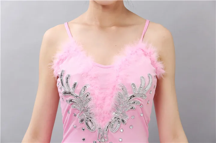 Женские Балетные платья балетные для взрослых профессиональные в клетку белого