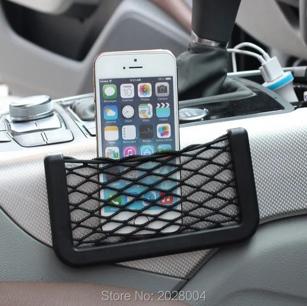 New Arrival Car Seat Side Back Storage Net Bag Phone Holder Pocket Universal String Fit All Gadget Styling | Автомобили и