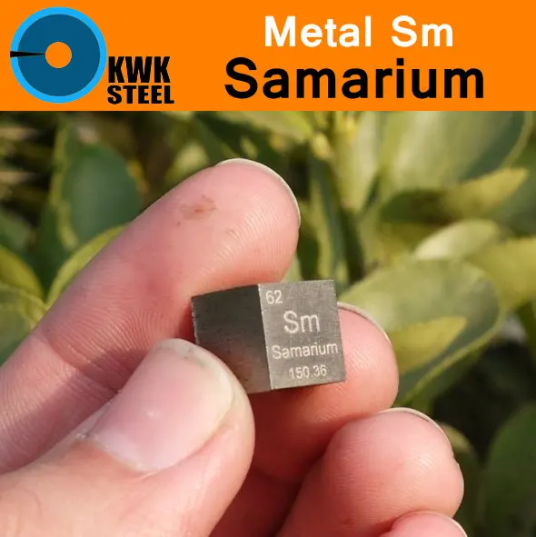 Sm Samarium Cube Bulk Pure 99.9% Периодическая таблица редкоземельных металлических элементов