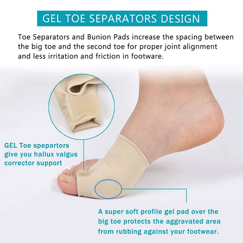 

8pcs/lot Orthopedic Bunion Corrector Kit Hallux Valgus Hammer Toe Straightener Foot Care Tools