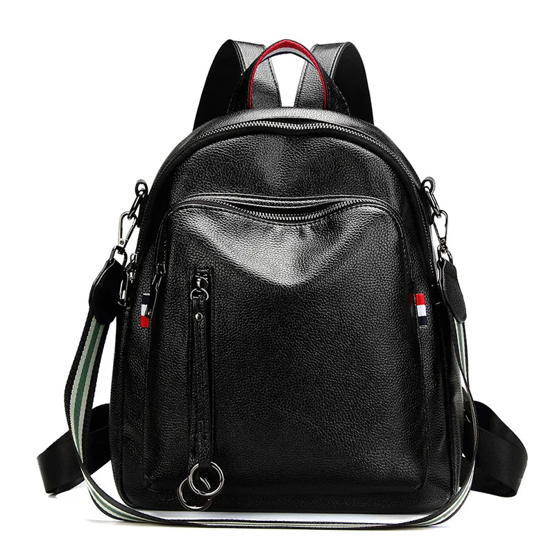 Многофункциональный рюкзак женский новый корейский версии диких мягкий кожаный
