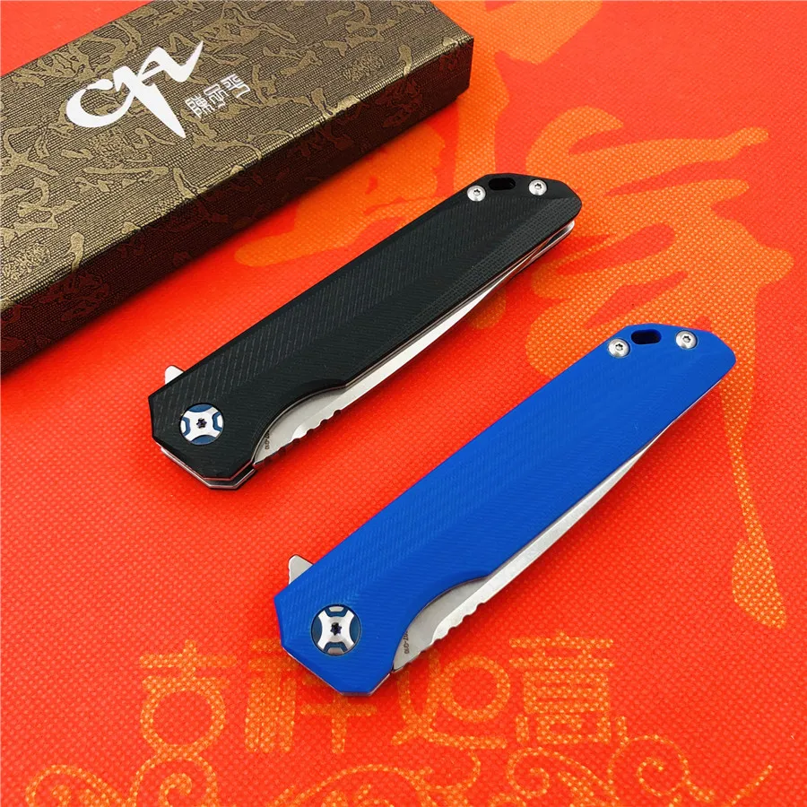 CH CH3507 G10 складной нож Флиппер D2 лезвие подшипник шариковый + стальная ручка