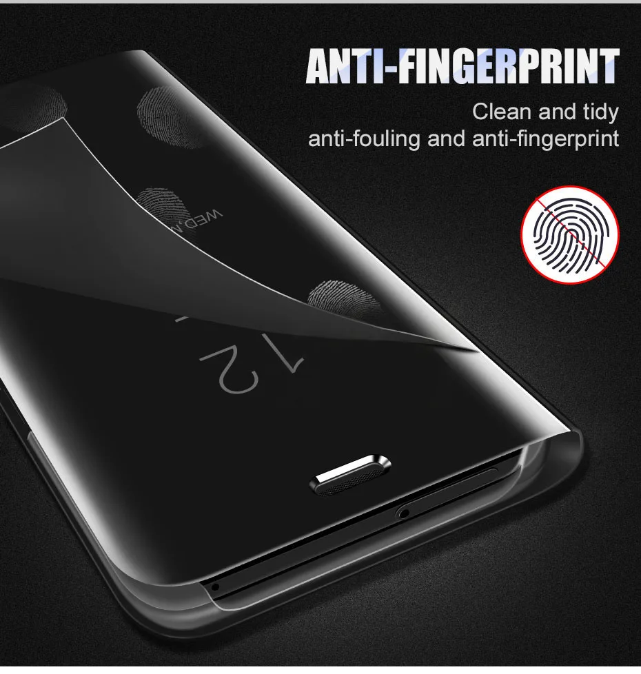 Marjay Clear View зеркало Smart Case для samsung Galaxy Note 9 8 S9 S8 S7 S6 Edge Plus J3 J5 J7 ЕС A3 A5 A7 2017 флип чехол