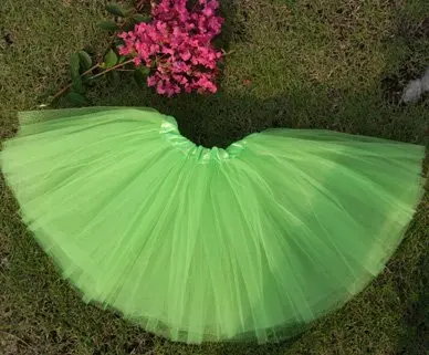 Бесплатная доставка оптовая продажа трехслойная неоновая балетная юбка