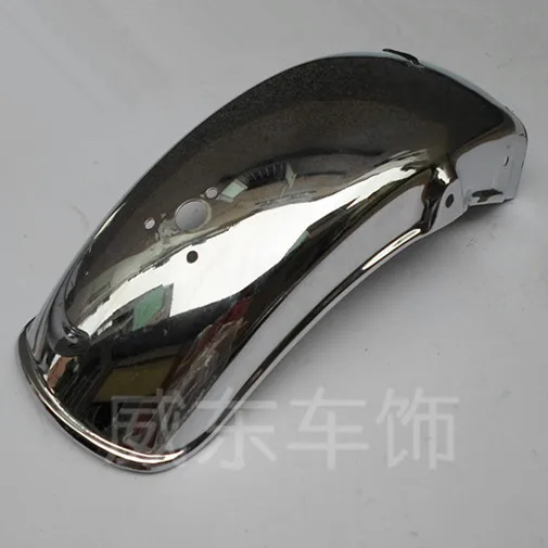 Высокое качество металлический мотоцикл Chrome заднее крыло задние брызговики с