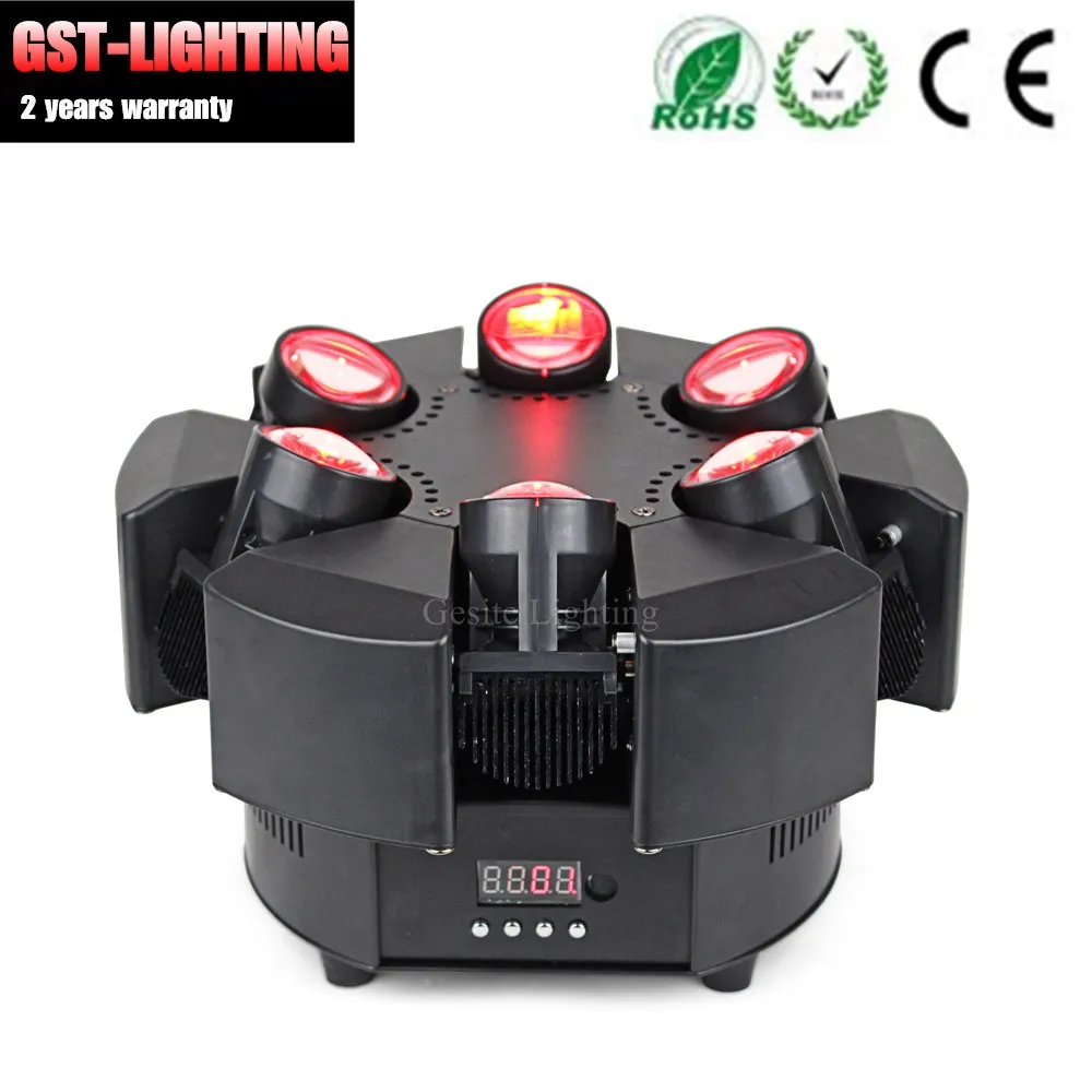 6 головок SMART BEAM MOVING 6x10 Вт вращающийся движущийся головной Луч dj dmx effect light|Эффект