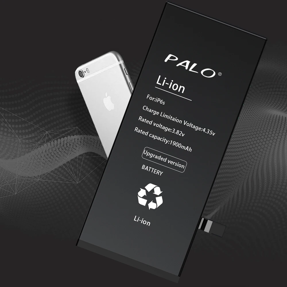 Palo литиевая батарея для Apple iPhone 6S 6 сменные батареи внутренний телефон Bateria 1900mAh