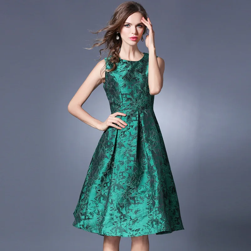 Женское платье жилет с принтом плиссированное для особых случаев выпускного