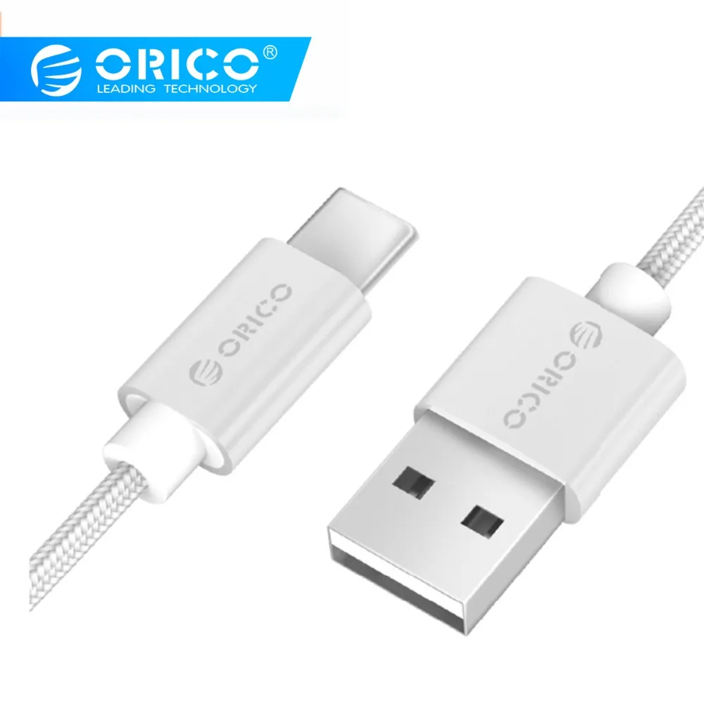 ORICO type-C USB кабель 3 А Быстрая зарядка 1 м кабель для мобильного телефона для samsung GALAXY S8 huawei Mate9 P10 Xiaomi MacBook type C кабель