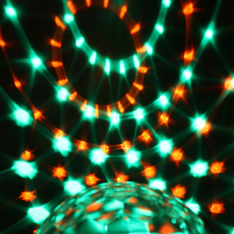 Новый 18 Вт RGB LED 6-КАНАЛЬНЫЙ Кристалл Magic Ball Световой эффект Дискотека DJ Освещение