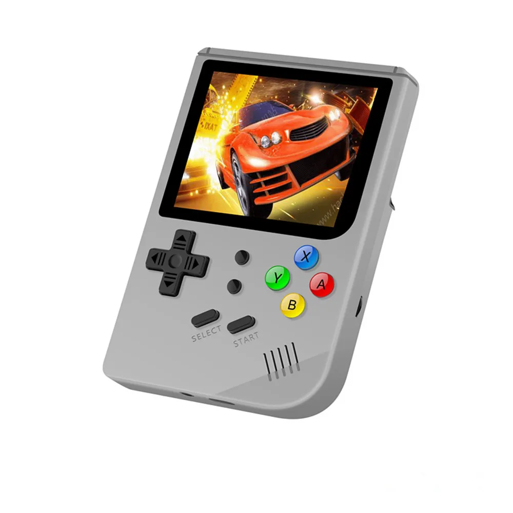 3,0 дюймовая портативная игровая консоль с открытым исходным кодом, поддержка загрузки нескольких форматов, игровая мини классическая игровая консоль 16GB handhe - Цвет: grey