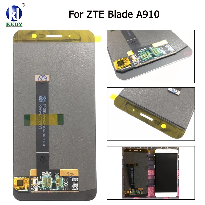 5 &quotЖК-дисплей Дисплей с Сенсорный экран планшета Ассамблеи ReplacementFor zte лезвие A910