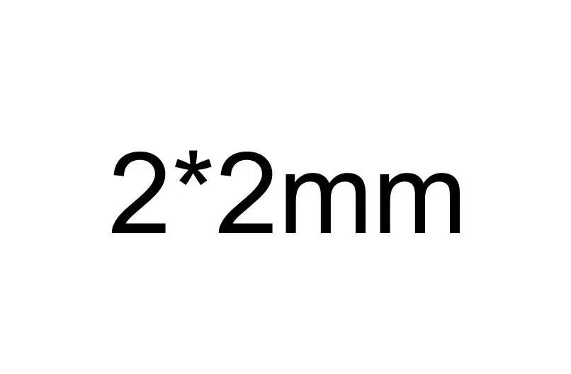 2x2mm 50 шт./лот 1,5*1,5 мм~ 5*5 мм свободные CZ камень квадратной огранки 5А класс белый кубический цирконий камень искусственные камни для модных ювелирных изделий - Цвет: 2x2mm