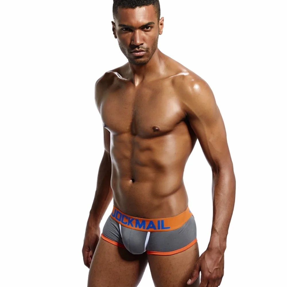 JOCKMAIL, фирменное Мужское нижнее белье с открытой спиной, бандаж, сексуальные трусики без нижней части, мужские боксеры, шорты, хлопок, открытая спина, Гей Нижнее белье