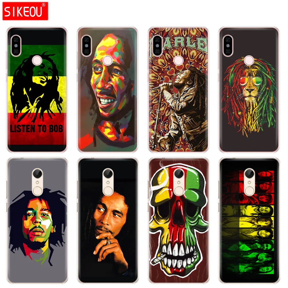 Силиконовый чехол для телефона Xiaomi redmi 5 4 1s 2 3 3s pro PLUS note 4X 4A 5A Bob Marley | Мобильные