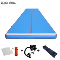 Best sell air track gymnastics inflatable air mat board 6m