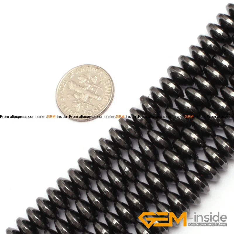 Магнитные бусины из гематита 15 дюймов|black hematite beads|beads naturalhematite beads |