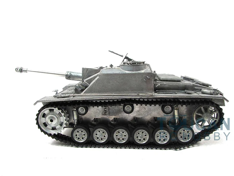 100% Металл Mato 1/16 Stug III RTR RC Танк инфра отдача ствола металла цвет 1226 TH00665|rc tank infrared|rc