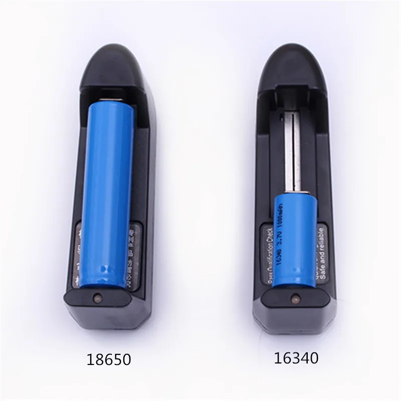 EU и US Plug Универсальное умное зарядное устройство 18650/14500/16340 Перезаряжаемый для
