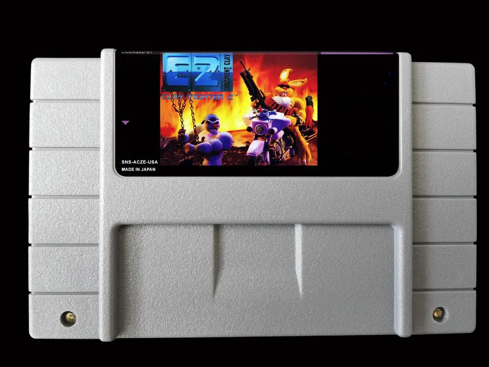

16Bit Games ** C2 Clay Fighter 2 Judgment Clay ( USA Version!! )