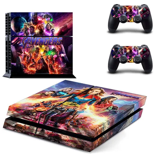 Наклейка для PS4 Стикеры наклейка для Игровые приставки 4 консоли и 2 контроллера Скины PS4 Стикеры винил-Звездные войны джедая Fallen заказ - Цвет: GYTM2555