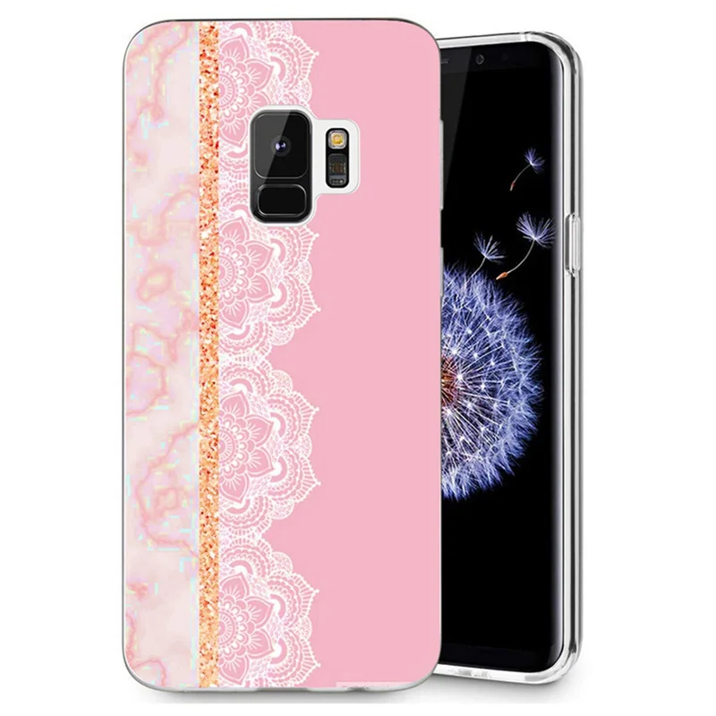 Для samsung Galaxy S3 S9 S9Plus S8 плюс S7 edge Note 8 термополиуретановый дизайнерский Цветной