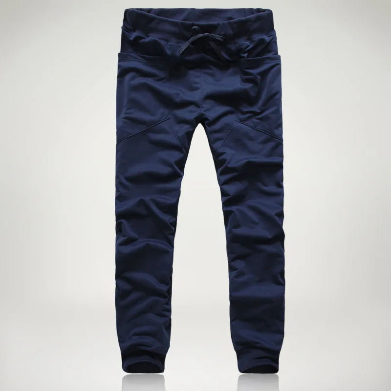 2015 Men Fashion Casual Skinny Sweatpants FLeece Sport Pants Harem Trousers Drop Crotch Jogging Joggers Sarouel |