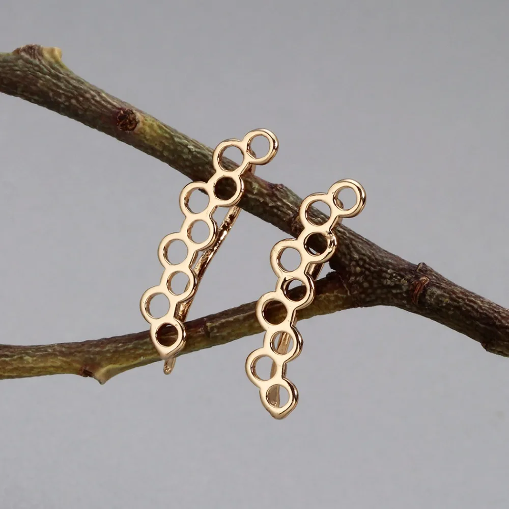 Cxwind крошечные геометрические круглые серьги с Пчелой улей для женщин и девушек