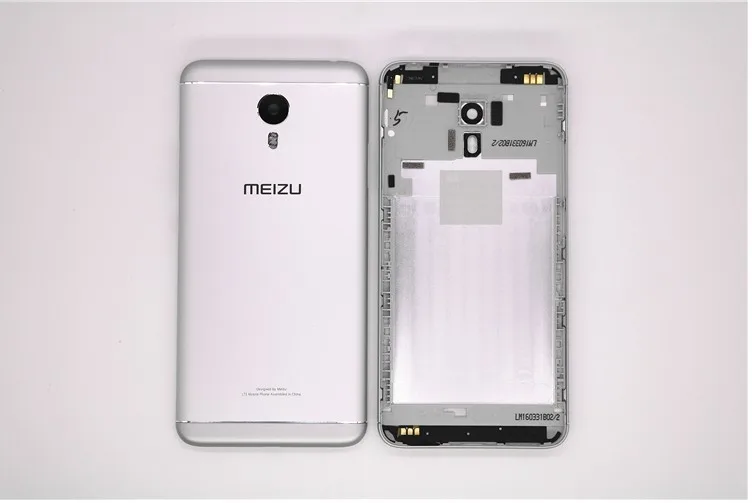 Новинка 100% оригинал meizu m3 note крышка батареи для корпус серебристый прочный Задний