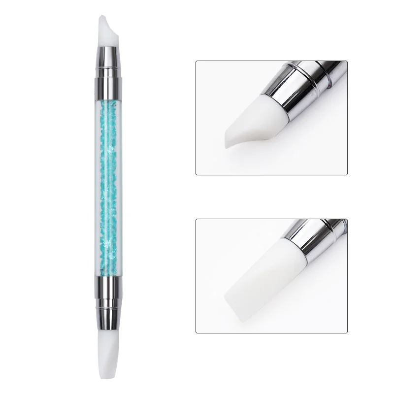 Силиконовая кисть для дизайна ногтей Карандаш резьбы по рисованию 10