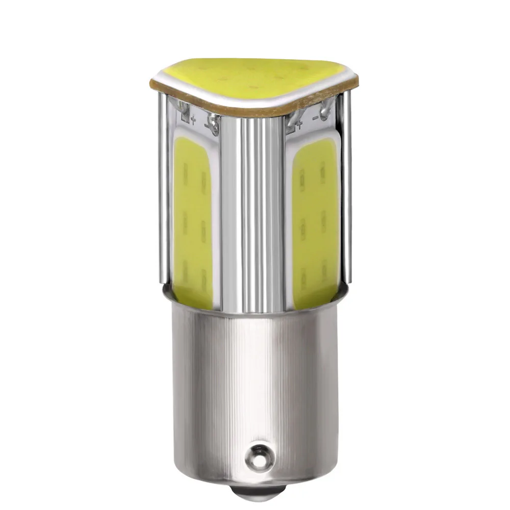 BRIDAY p21w bay15d ba15s P21/5 Вт 1156 1157 led COB 12 v автоматический стоп-сигнал белый красный