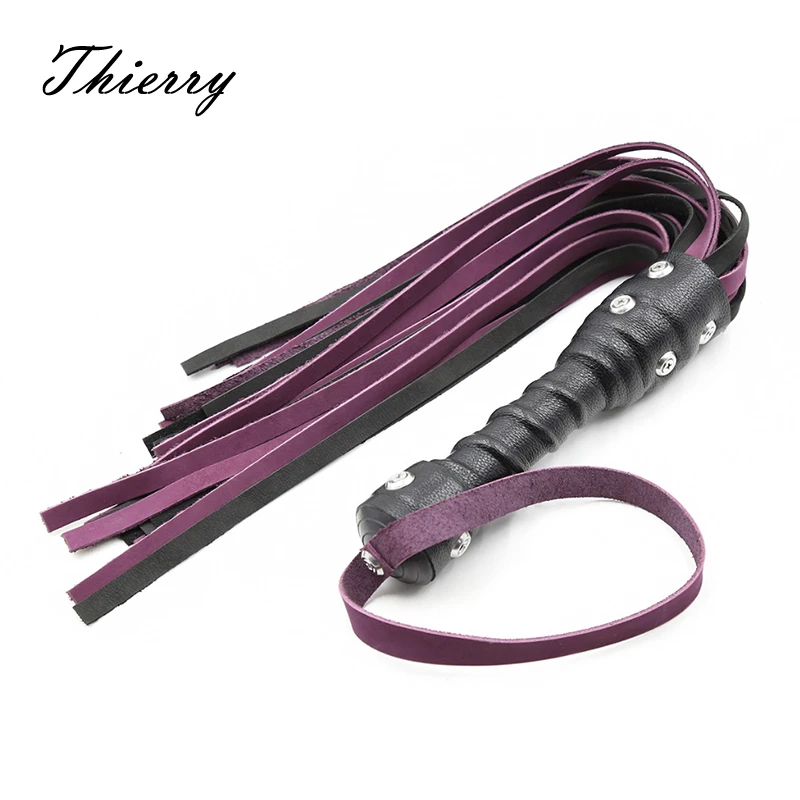 Тьерри ручная работа секс-игрушки хлыст из натуральной кожи фетиш бдсм взрослые