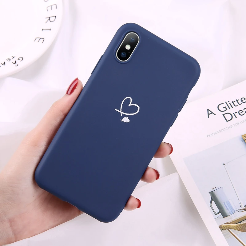 3209 Lovebay Мягкий силиконовый чехол для телефона для пары Apple Iphone 11 Pro Max 8 7 6 6S Plus 5 5S SE XS Max XR X Love Heart TPU задняя крышка - Цвет: 3209