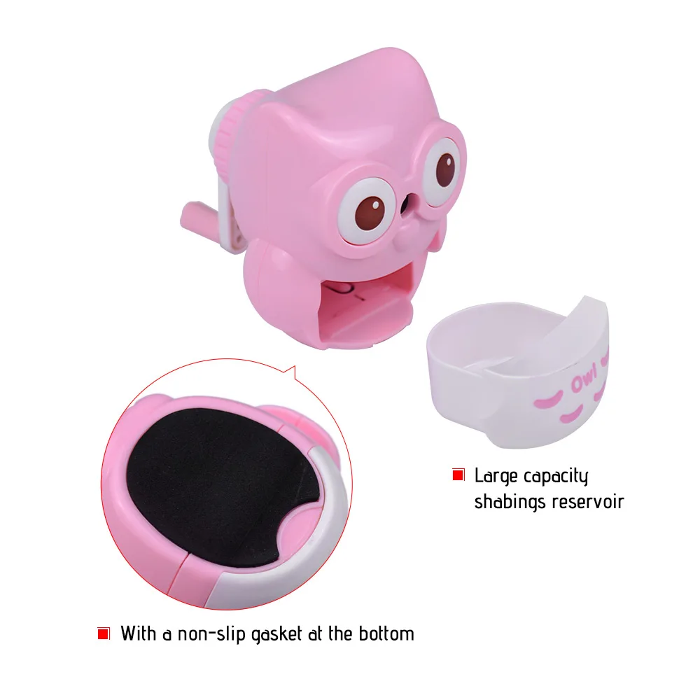 Безопасная точилка для карандашей ручная карандаша с одним отверстием школьные