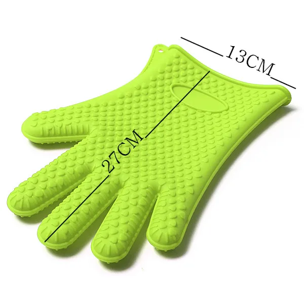 1 шт. термостойкие силиконовые кухонные перчатки держатель для посуды духовки