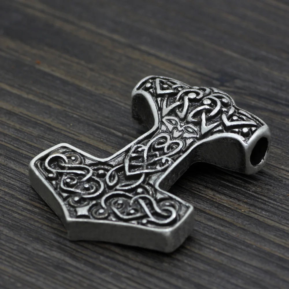 Женское Ожерелье с кулоном узелком|pendant necklace|norse vikingthor mjolnir hammer |