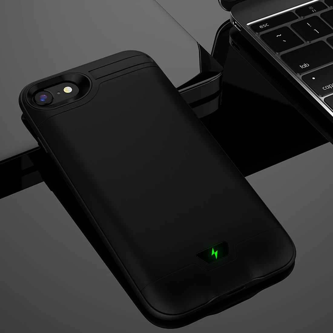4.7inch(5200mAh) Для iphone 7 8 Зарядная база 8200 мАч портативное зарядное устройство Внешний внешний аккумулятор чехол для iphone 8 Plus запасная батарея - Цвет: 4.7inch(5200mAh)