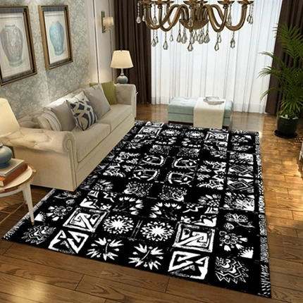 Carpet8 Европейский ковер для гостиной, спальни, противоскользящие ковры, геометрический цветочный узор, прикроватные коврики, диван, стол, моющийся коврик - Цвет: Carpet8
