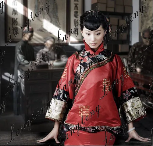 New Chinese Ancient Clothing Show Pratensis Suit Costume Wedding Dress Bride Chinese Style Wedding Dress Marriage