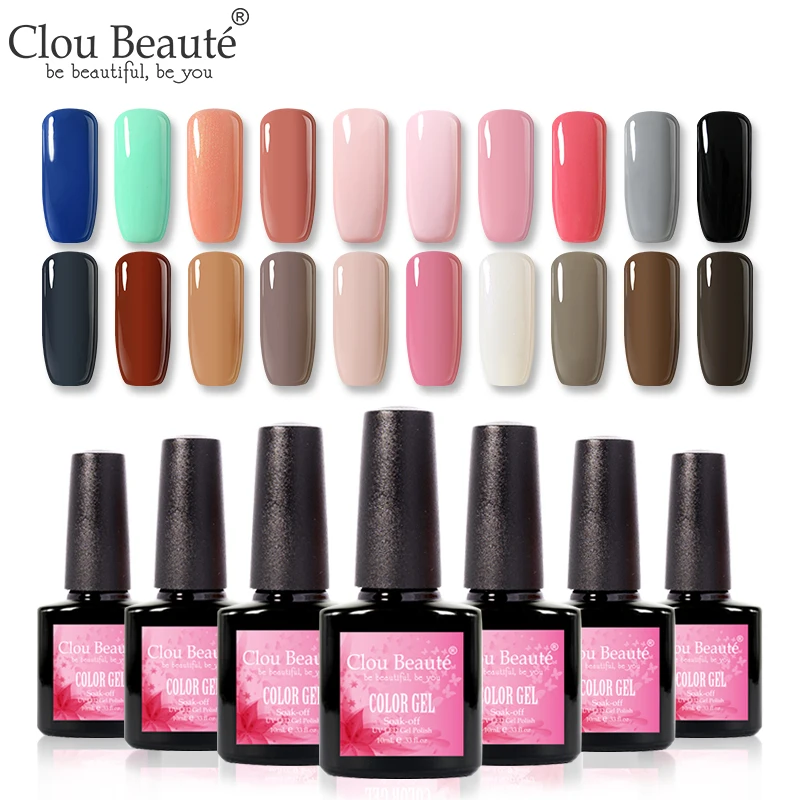 Гель лак для ногтей полуперманентный Clou Beaute 10 мл|Гель ногтей| |