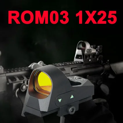 ROMEO3 1x25 мини рефлекторный прицел 3 МОА точка сетка Красная Пикатинни QD Крепление