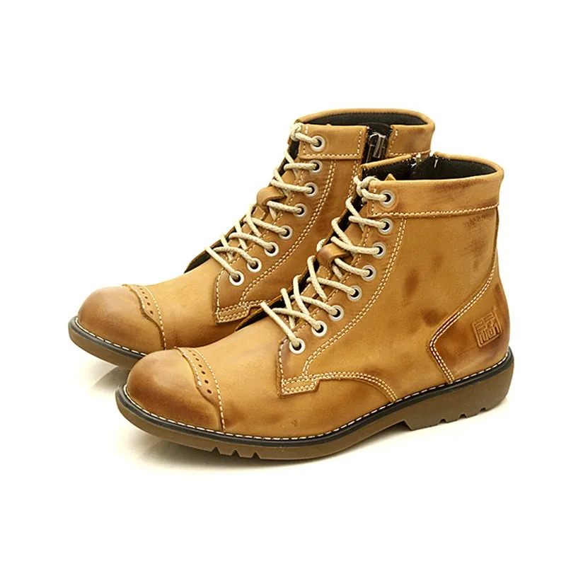 Лидер продаж Мужская модная обувь Дышащие Нескользящие мужские ботильоны из