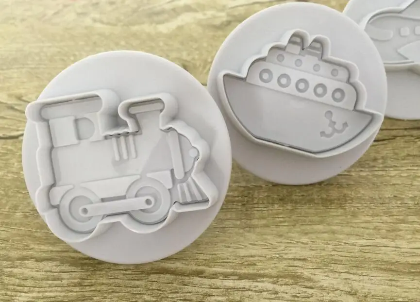 Транспортировка 4 шт./лот пластиковые формочки для печенья формы помадки