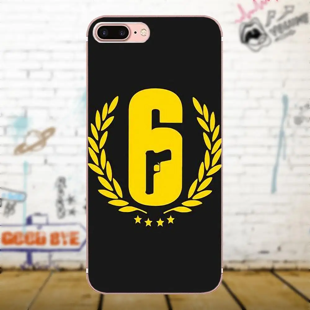 Мягкий Роскошный логотип Oedmeb Rainbow Six Siege для Xiao mi Red mi 5 4A 3 3S Pro mi 4 mi 4i mi 5 mi 5S mi Max mi x 2 Note 3 4 Plus